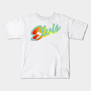 Colorful Elvis Kids T-Shirt